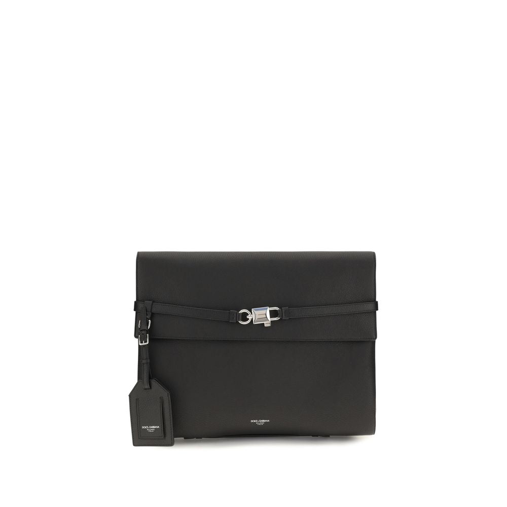 Black Calf Leather Bos Taurus Shoulder Bag
