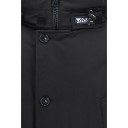 Black Cotton Shell Jacket