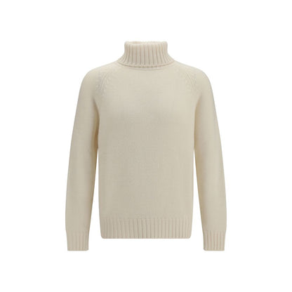 White Cashmere Turtleneck