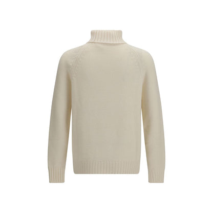 White Cashmere Turtleneck