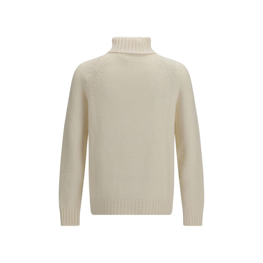 White Cashmere Turtleneck