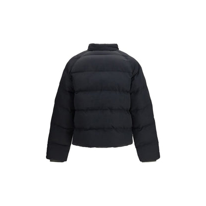 Black Polyamide Full-Length Jacket