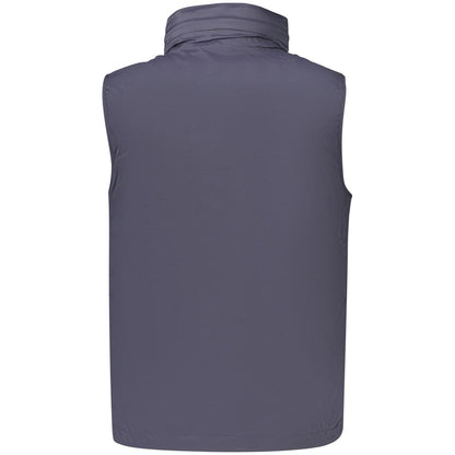 Blue Nylon Men's Jacket