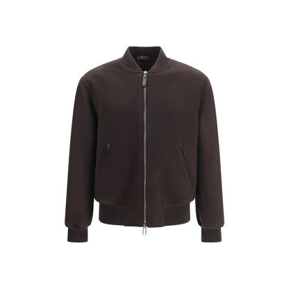 Brown Wool Oves Aries Bomber