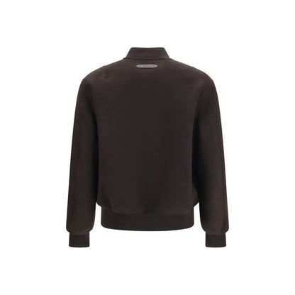 Brown Wool Oves Aries Bomber
