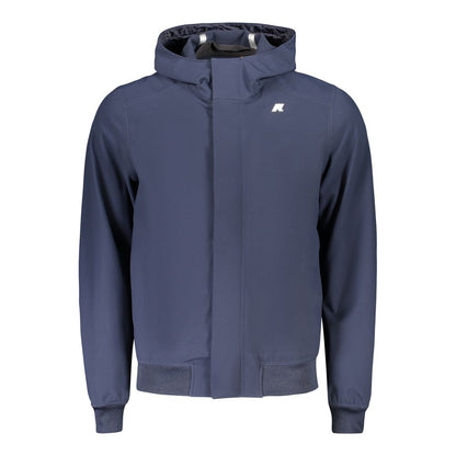 Blue Polyester Men's Jacket