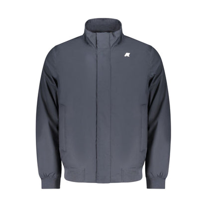 Blue Polyester Men's Jacket