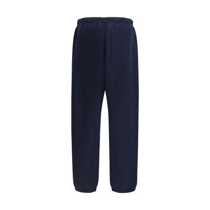Blue Cotton Joggers (Workout Pants)