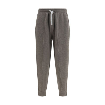 Bicolor Cashmere Joggers (Workout Pants)