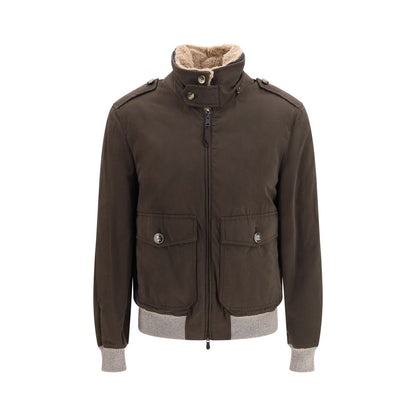 Brown Cotton Bomber