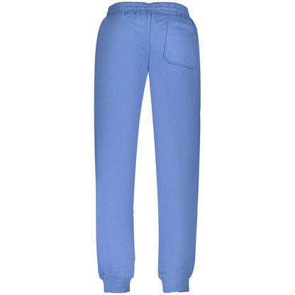 Blue Cotton Men's Trousers