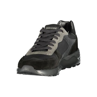 Nero Polyurethane Uomo Sneaker