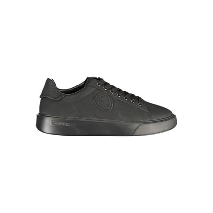 Nero Polyurethane Men Sneakers