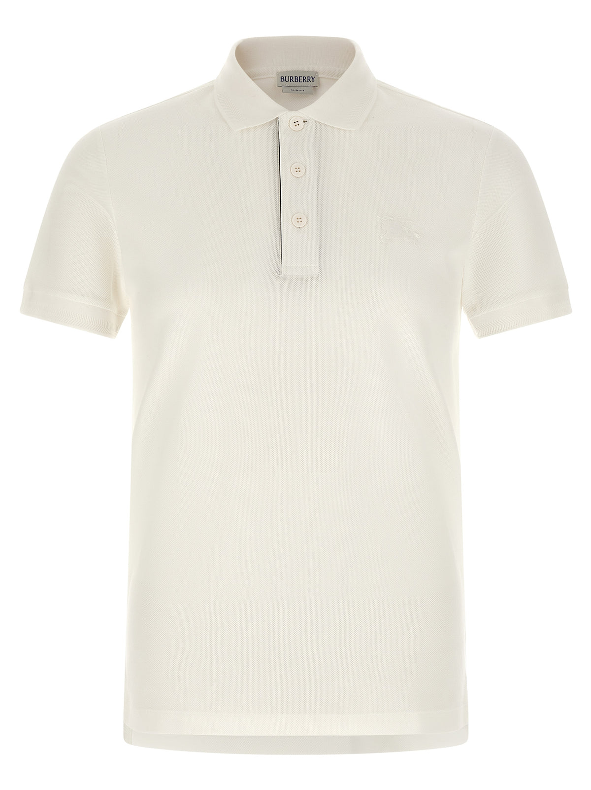 White Cotton Polo Shirt