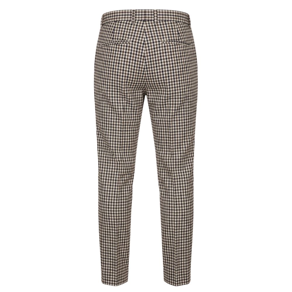 Blue Cotton Men Pants