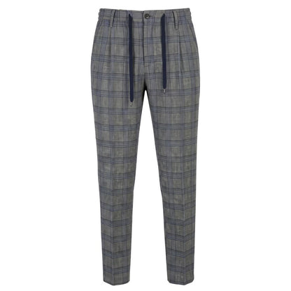 Green Cotton Men Pants