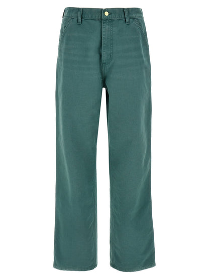 Bicolor Organic Cotton Casual Pants