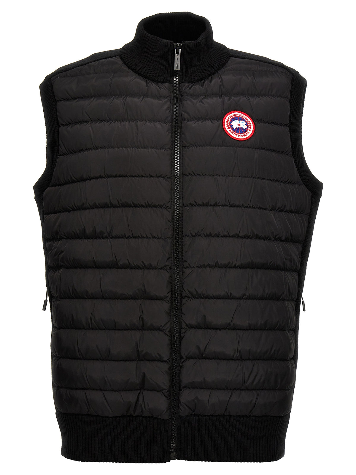 Black Polyamide Sleeveless Jacket