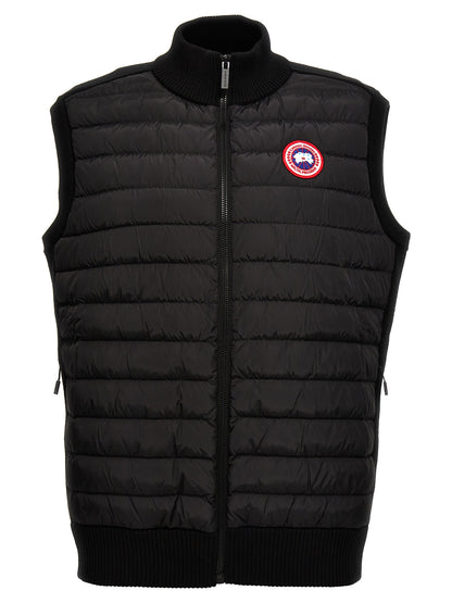Black Polyamide Sleeveless Jacket