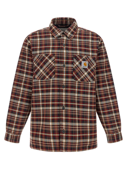 Red Cotton Pattern Shirt