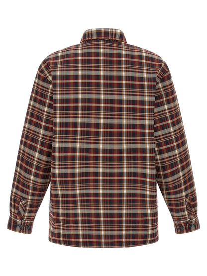 Red Cotton Pattern Shirt