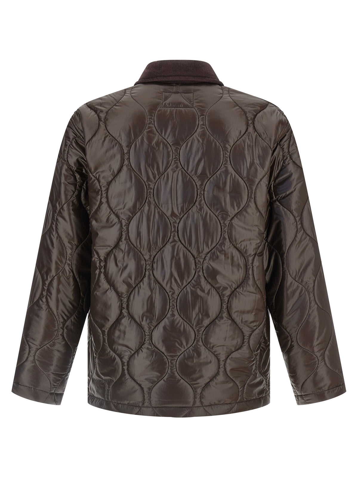 Brown Polyester Shell Jacket