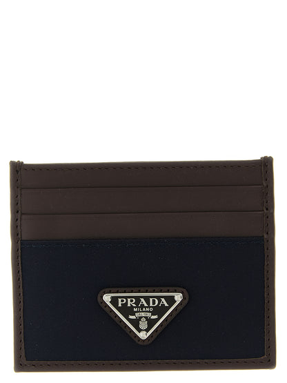 Blue Recycled Polyamide Cardholder