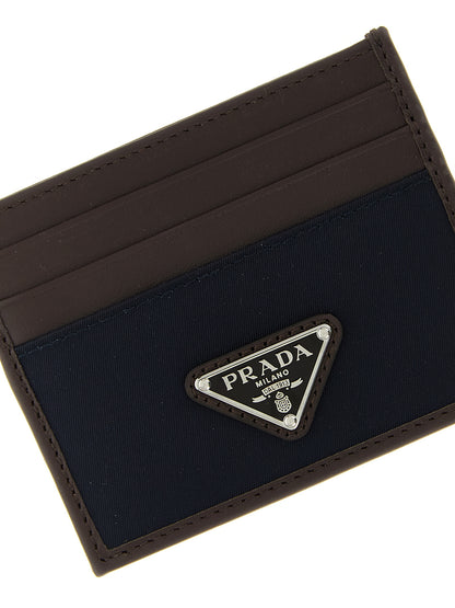 Blue Recycled Polyamide Cardholder