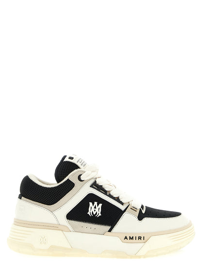 Bicolor Calfskin Athletic Sneakers