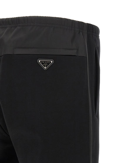Black Cotton Joggers (Workout Pants)