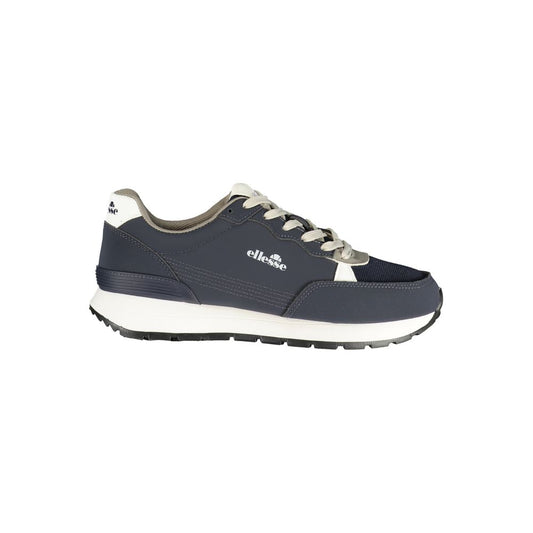 Blue Polyester Men's Sneaker