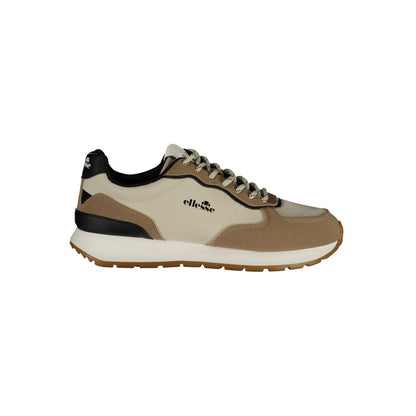Beige Fabric Men's Sneaker