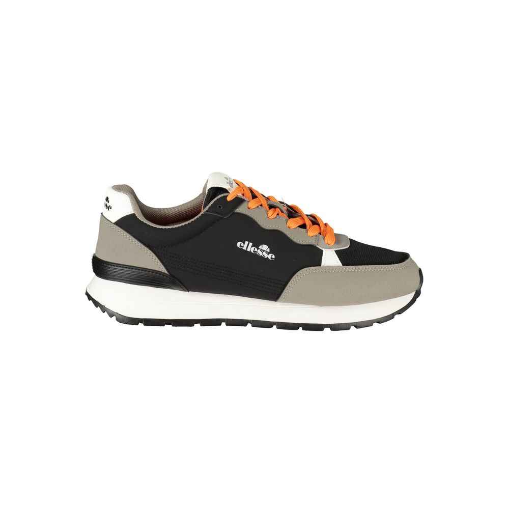 Gray Polyester Mens Sneaker