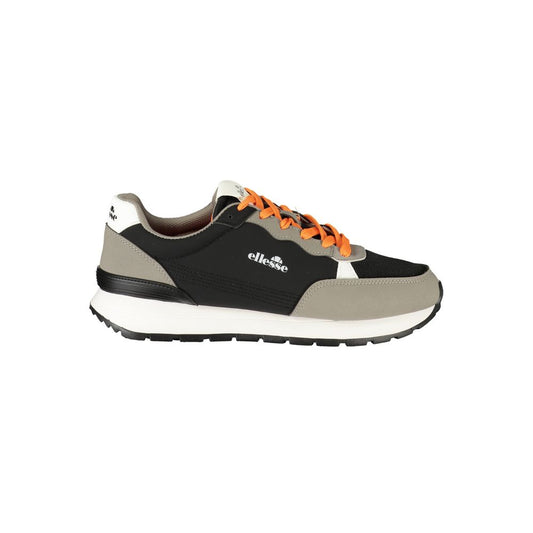 Gray Polyester Mens Sneaker