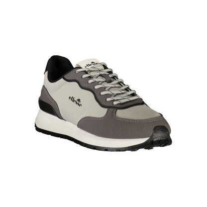 Gray Polyester Men's Sneaker