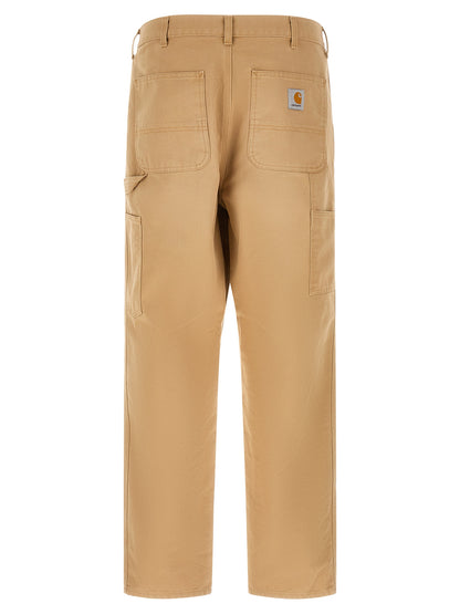 Brown Organic Cotton Casual Pants