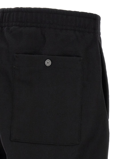 Black Virgin Wool Cargo Pants