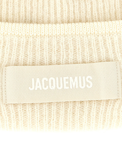 White Wool Beanie