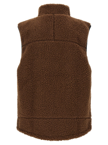 Multicolor Polyester Sleeveless Jacket