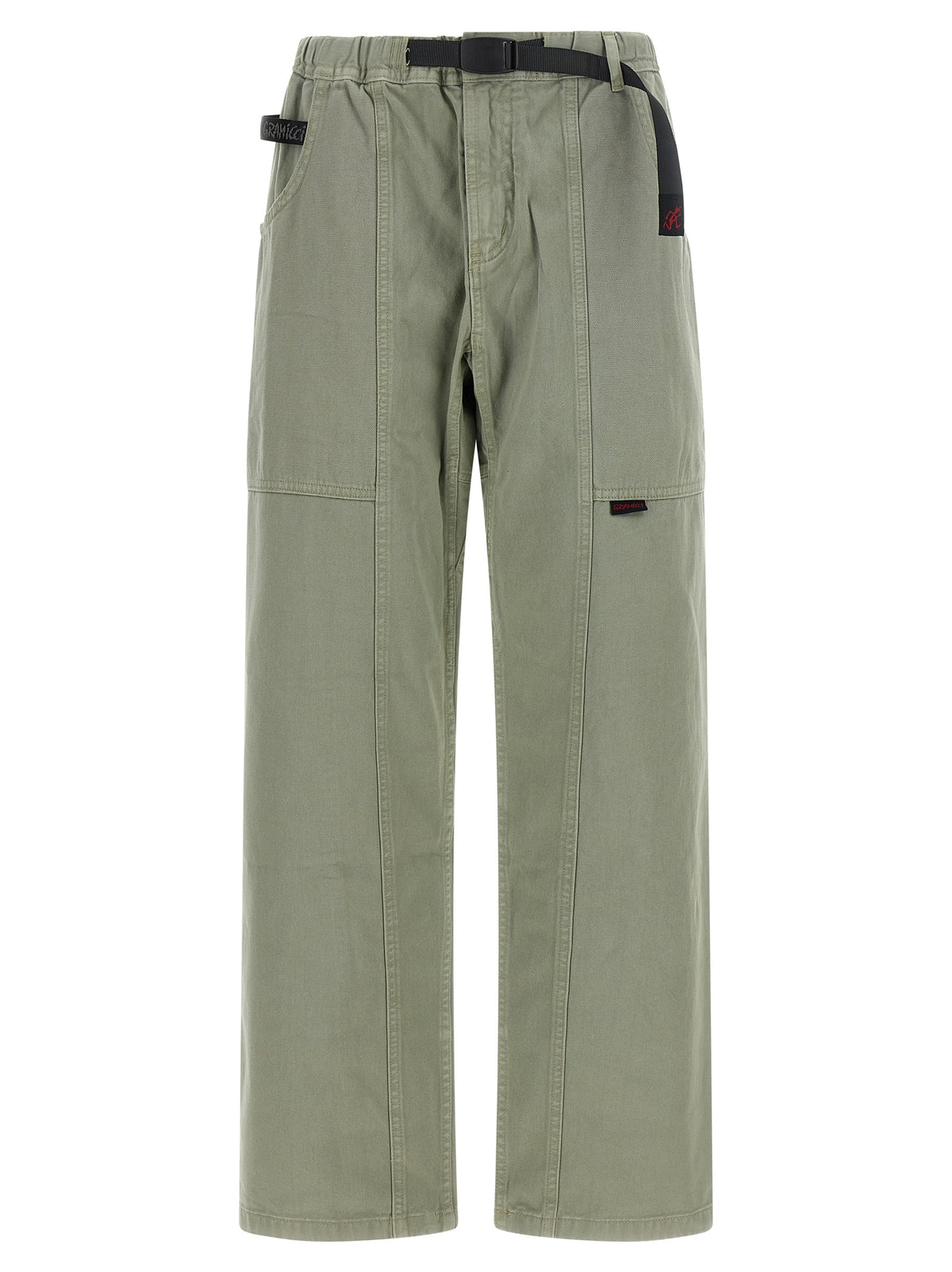 Bicolor Cotton Casual Pants