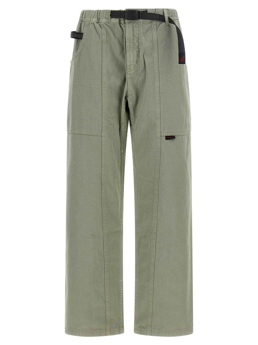 Bicolor Cotton Casual Pants