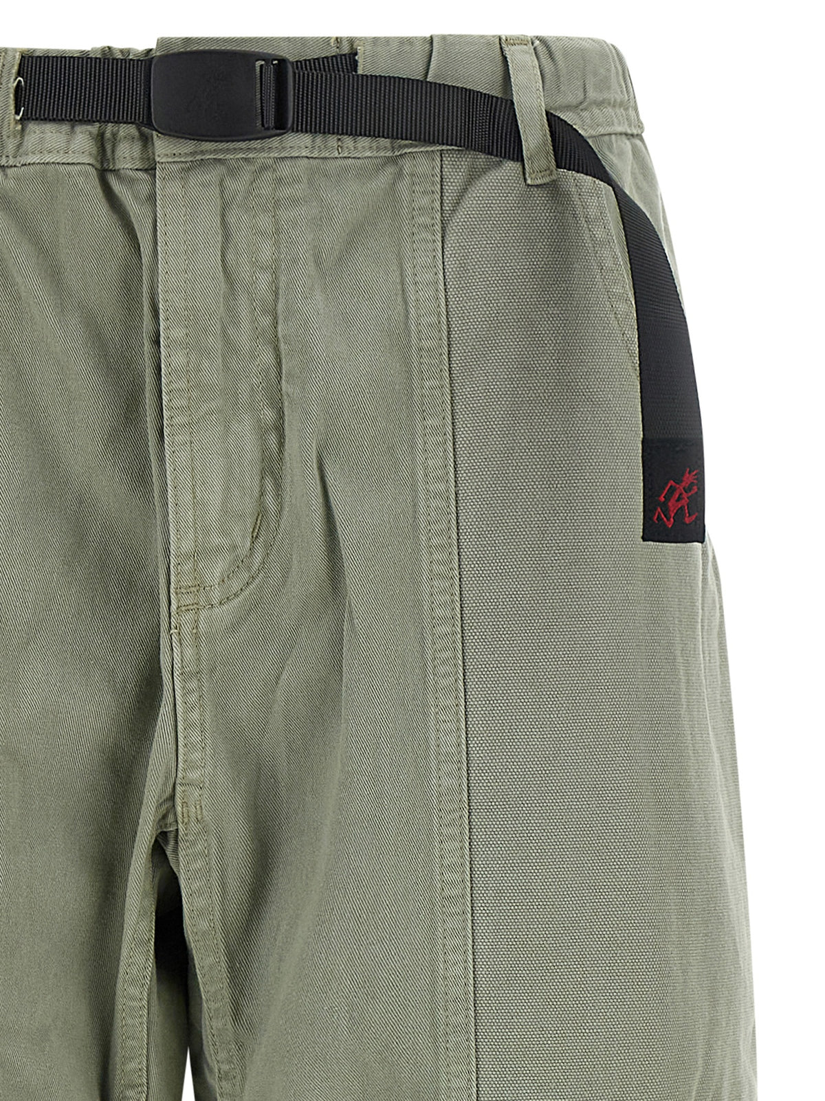 Bicolor Cotton Casual Pants