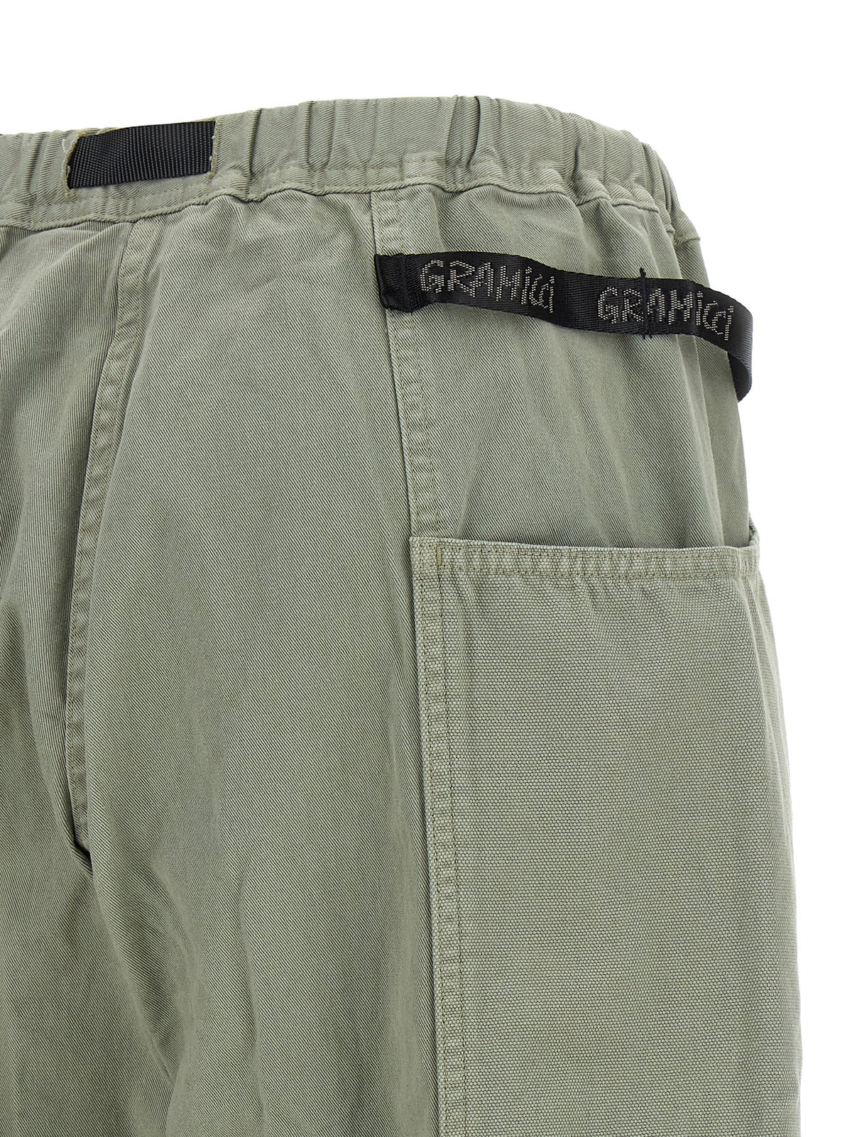 Bicolor Cotton Casual Pants