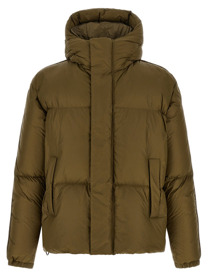 Bicolor Polyamide Full-Length Jacket