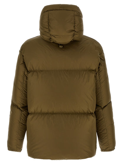 Bicolor Polyamide Full-Length Jacket