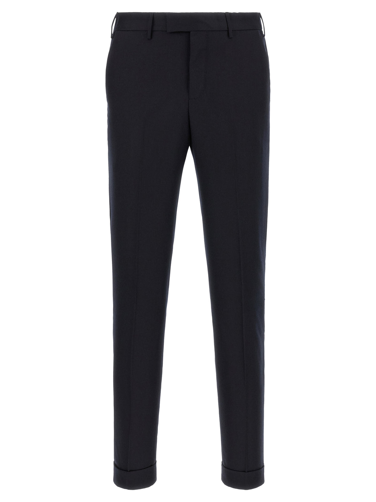 Blue Virgin Wool Dress Pants