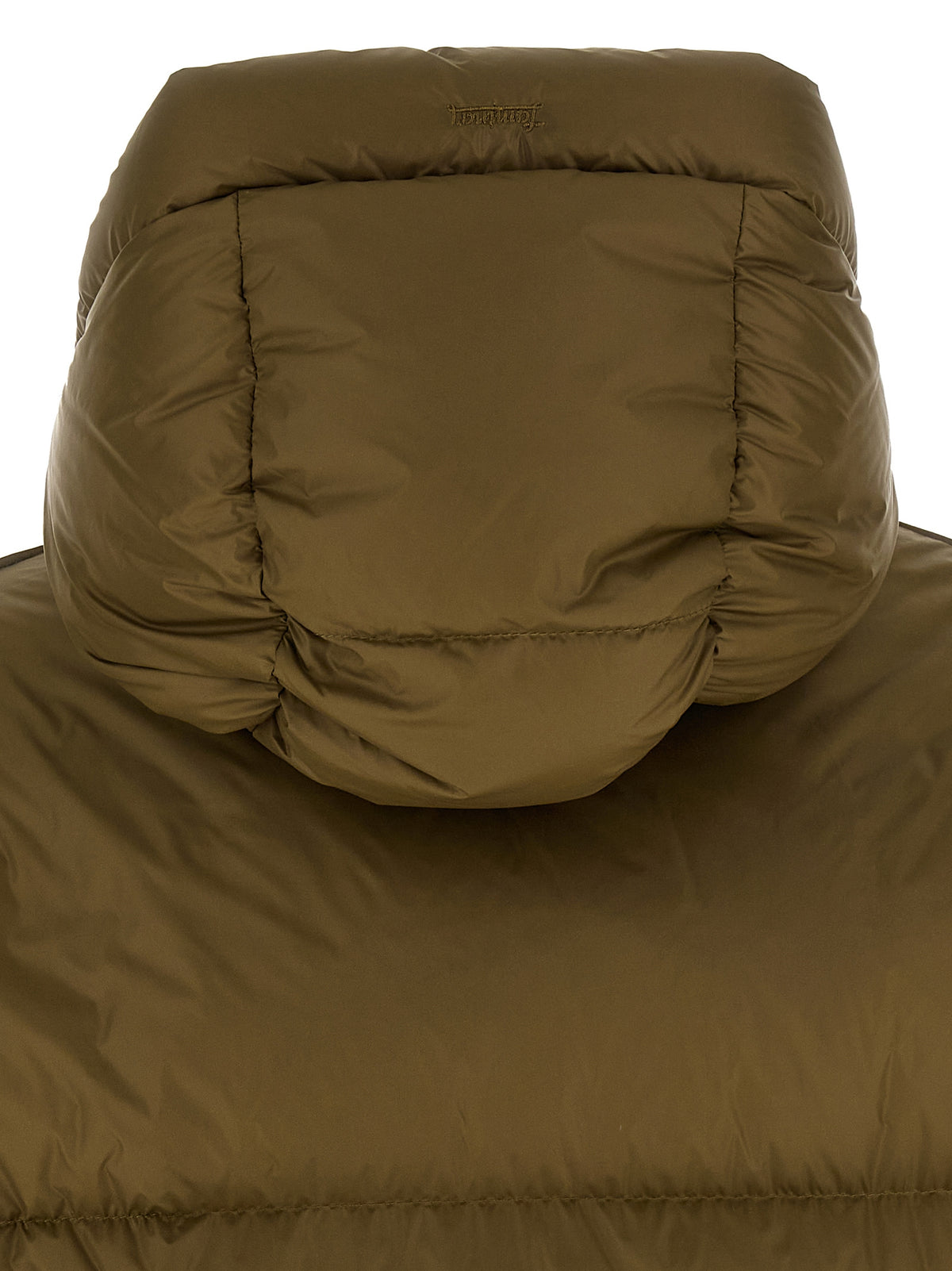 Bicolor Polyamide Full-Length Jacket