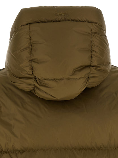 Bicolor Polyamide Full-Length Jacket