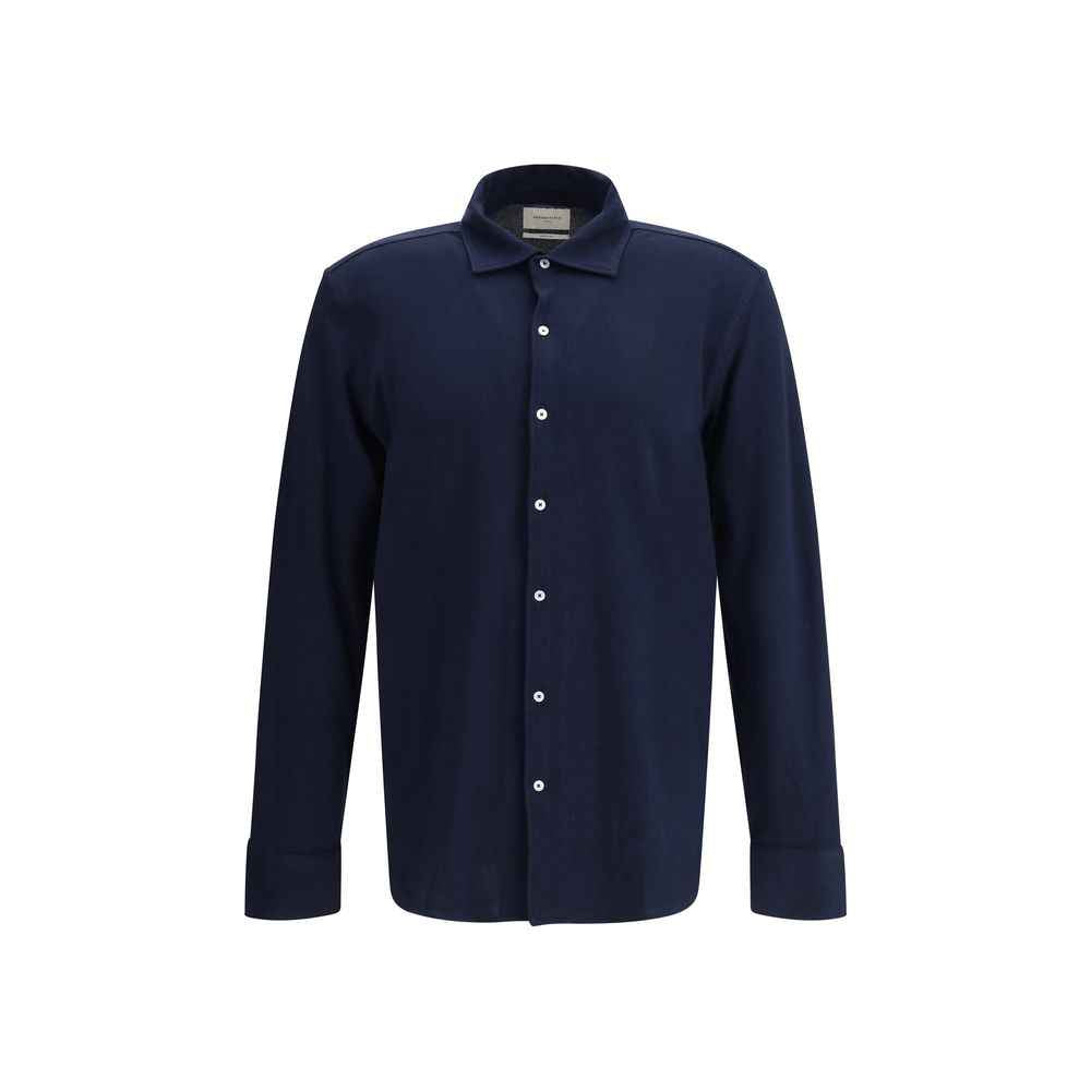 Black Cotton Dress Shirt