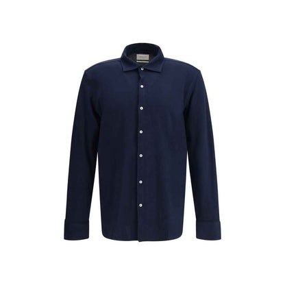 Black Cotton Dress Shirt
